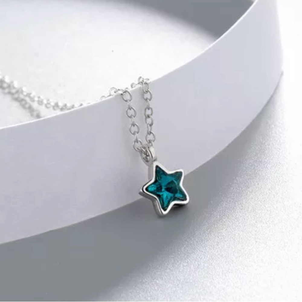 Blue Star/Shooting Star Necklaces - Picture 3 of 7